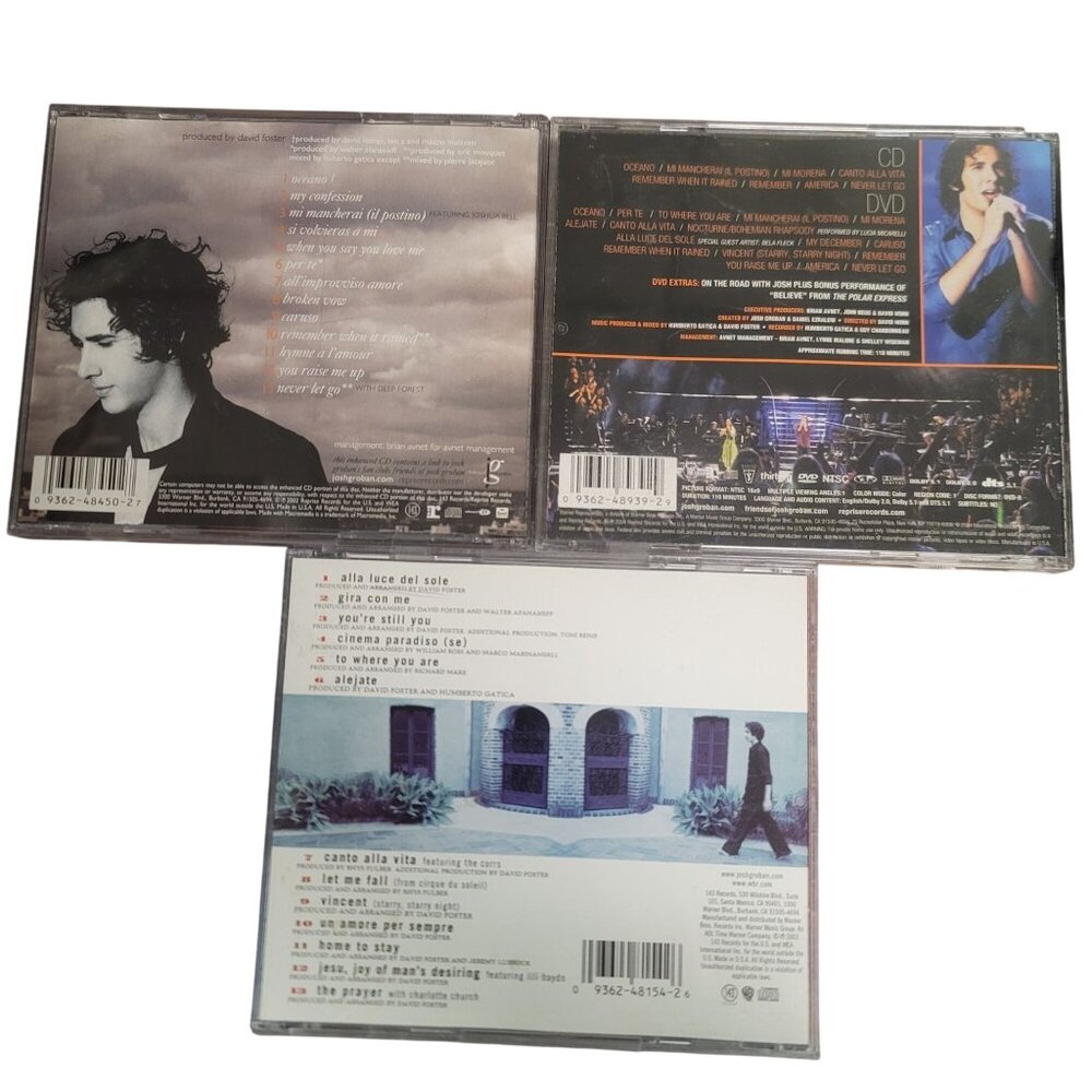 Josh Groban 3-CD Bundle: Self-Titled Album Closer & Live At The Greek - Picture 2 of 6
